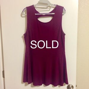 EUC. torrid Polka Dot Peplum Top